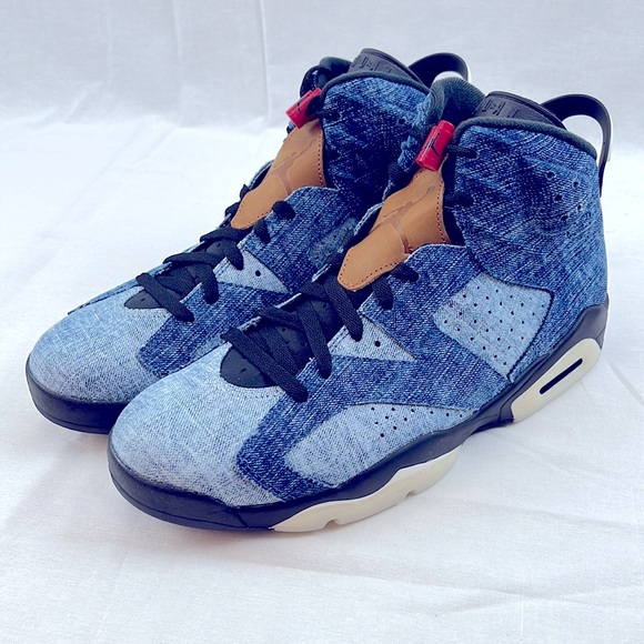 Nike Air Jordan 6 ‘Washed Denim’ CT5350-401 Mens size 12 With Box - Picture 6 of 14
